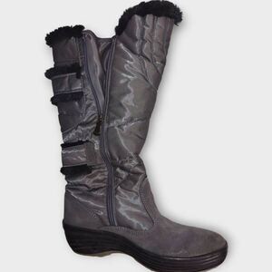 Pajar | Shoes | Pajar Carmin Tall Boots | Waterproof Faux Fur Sz 8.5 Gray Womens